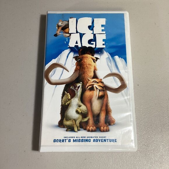 Ice Age (VHS, 2002, Includes Bonus Short "Scrats Missing Adventure" Tested - Picture 1 of 3